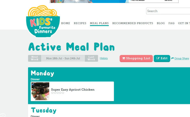 meal planner